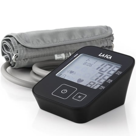Tensiómetro de Braço LAICA BM2302L Digital Automático 120 Memórias Ecrã LCD Branco