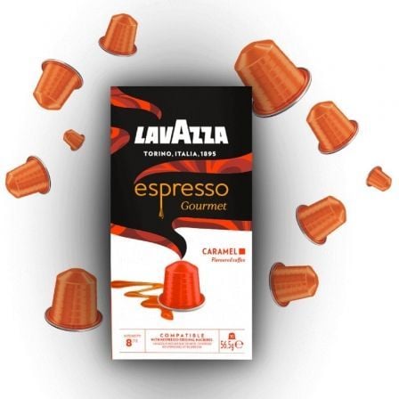Cápsula Lavazza Espresso Gourmet Caramelo para máquinas Nespresso/ Caixa de 10 - Imagem 2