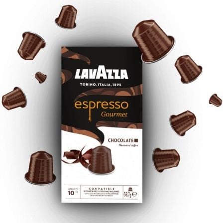 Cápsula Lavazza Espresso Gourmet Chocolate para Máquinas Nespresso/ Caixa de 10 - Imagem 3