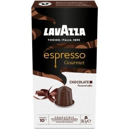 Cápsula Lavazza Espresso Gourmet Chocolate para Máquinas Nespresso/ Caixa de 10