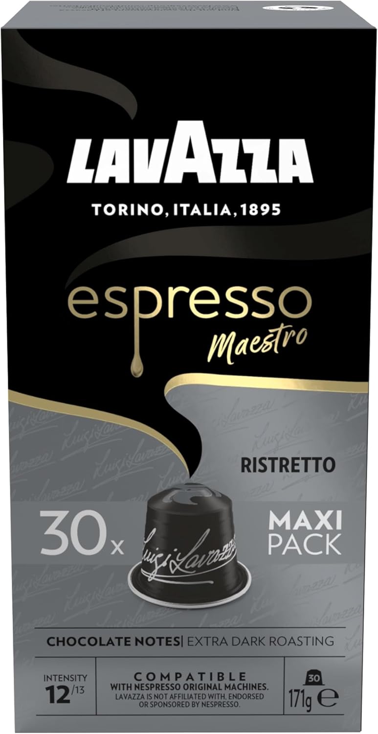 Cápsula Lavazza Espresso Maestro Ristretto para máquinas de café Nespresso/ Caixa de 30