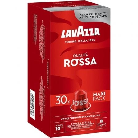 Cápsula Lavazza Qualitá Rossa para máquinas de café Nespresso/ Caixa de 30