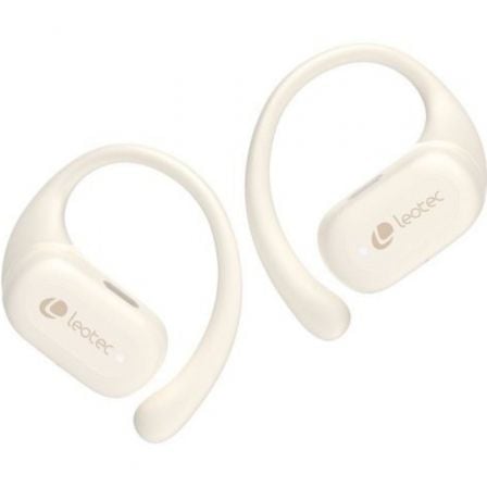 Auriculares Desportivos Bluetooth Leotec Open Air Zenith Sport com estojo de carregamento/ Autonomia 6.5h/ Bege - Imagem 4