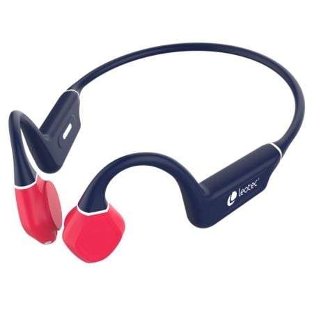 Auscultadores Sem Fios Desportivos de Condução Óssea Leotec Osea Kuri/ com Microfone/ Bluetooth/ Azuis e Vermelhos - Imagem 4