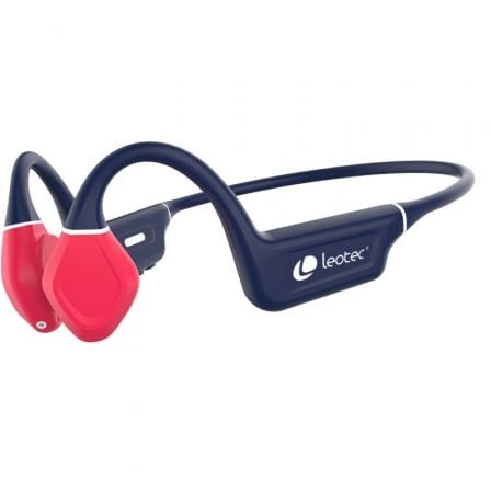 Auscultadores Sem Fios Desportivos de Condução Óssea Leotec Osea Kuri/ com Microfone/ Bluetooth/ Azuis e Vermelhos - Imagem 2