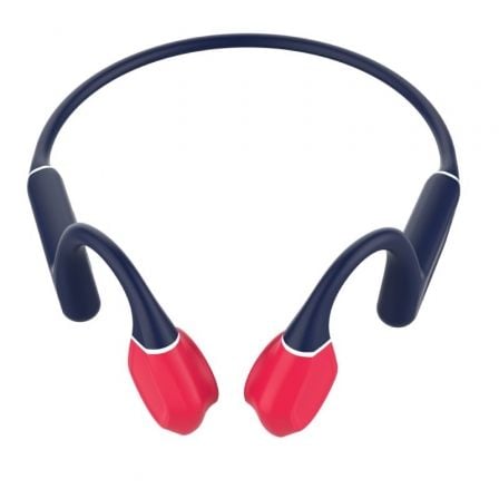 Auscultadores Sem Fios Desportivos de Condução Óssea Leotec Osea Kuri/ com Microfone/ Bluetooth/ Azuis e Vermelhos - Imagem 3