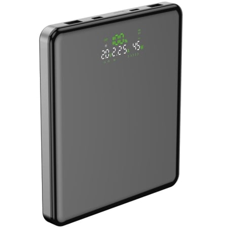 Powerbank Leotec 20000mAh 100W LEPOW100W20G Cinzento com Cabo USB-C - Imagem 2