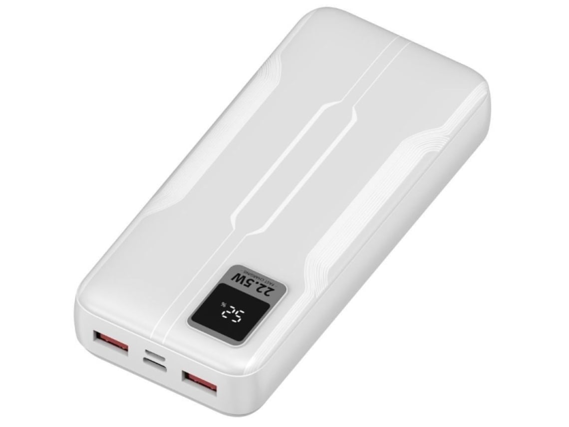 Powerbank 20000mAh Leotec LEPOW20W22W/ 22.5W/ Branca