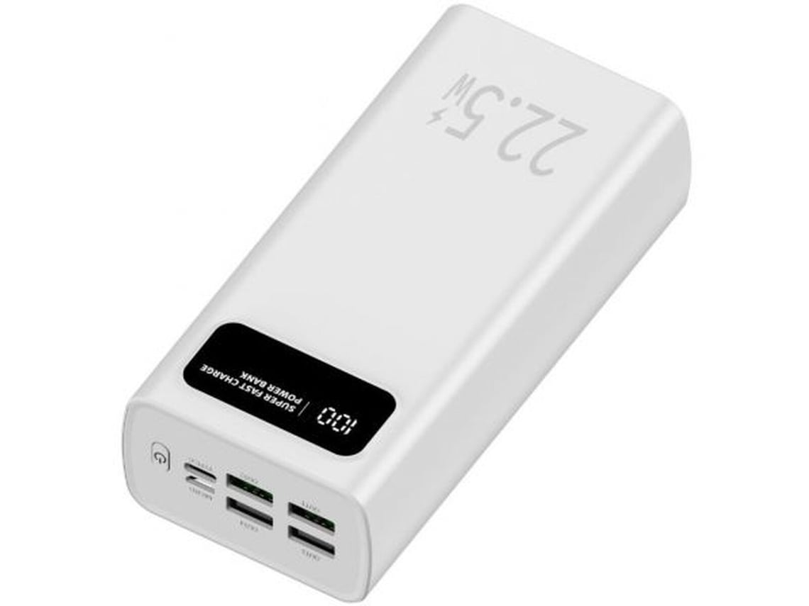 Powerbank 30000mAh Leotec LEPOW30W22W/ 22.5W/ Branca - Imagem 2