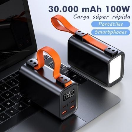 Powerbank Leotec PowerBank 30000mAh PD/ 100W/ Compatível com Portáteis - Imagem 4
