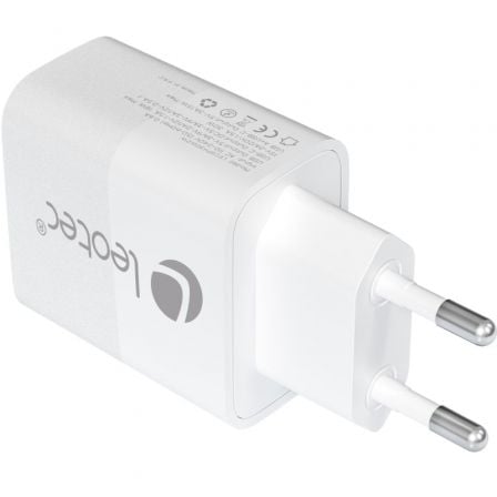 Carregador de Parede GaN Leotec LECSPH30W2W/ 1x USB Tipo-C/ 1x USB/ 30W - Imagem 4