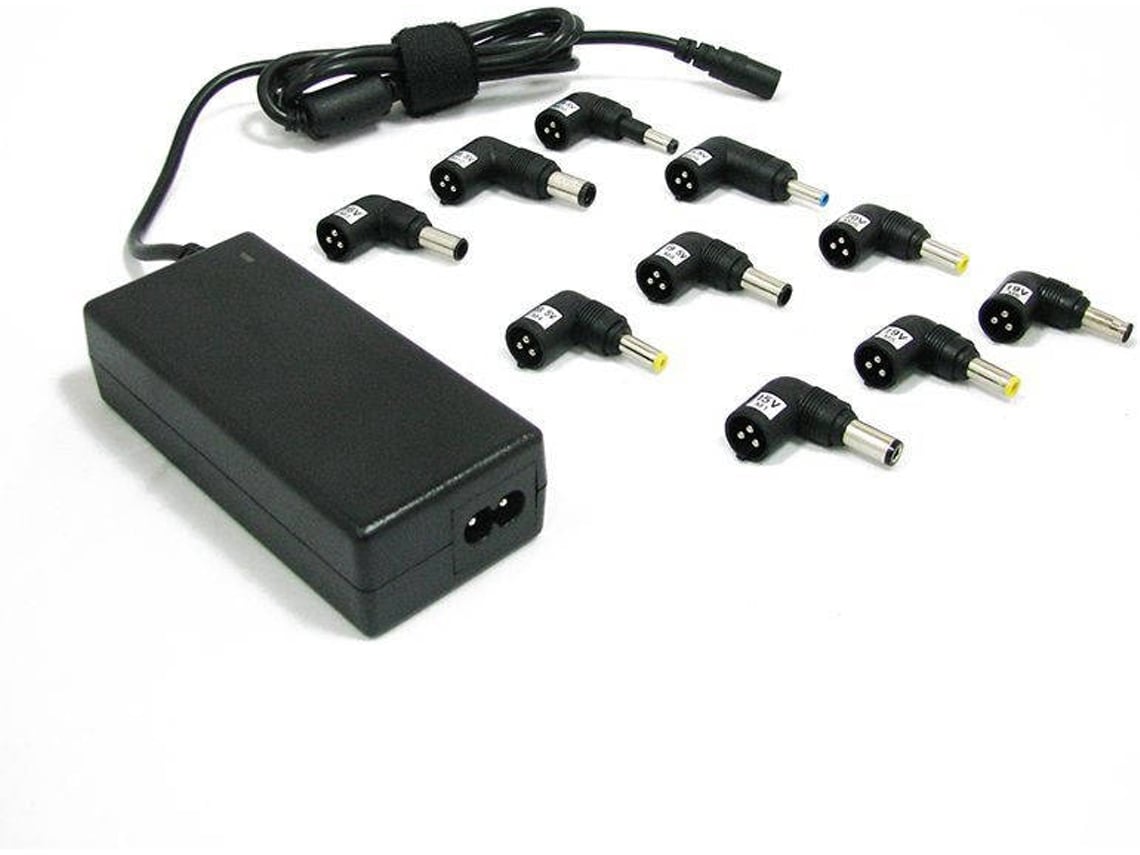 Carregador de Portátil Leotec/ 70W/ Automático/ 10 Conectores/ Voltagem 15-20V