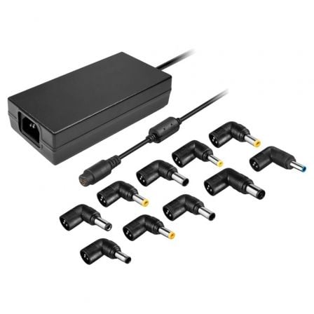 Carregador de Portátil Leotec Notebook/ 120W/ Automático/ 10 Conectores/ Voltagem 12-20V