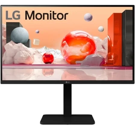 Monitor LG 24BA560-T 23.8" IPS Full HD 100Hz Multimedia Ajustável em Altura e Pivot Preto