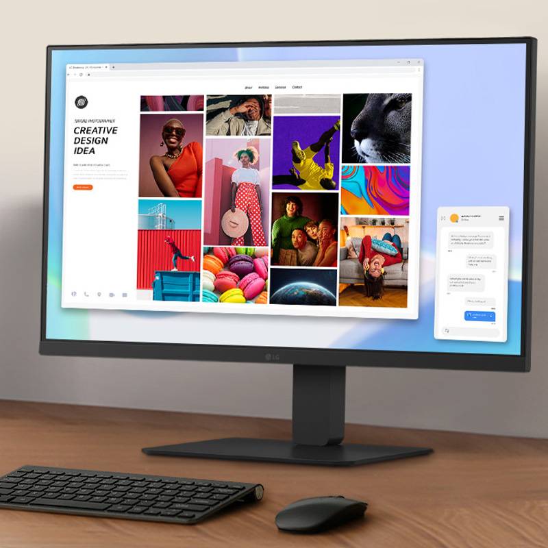 Monitor Profissional LG 24BA650-B 23.8"/ Full HD/ Multimédia/ Preto - Imagem 2