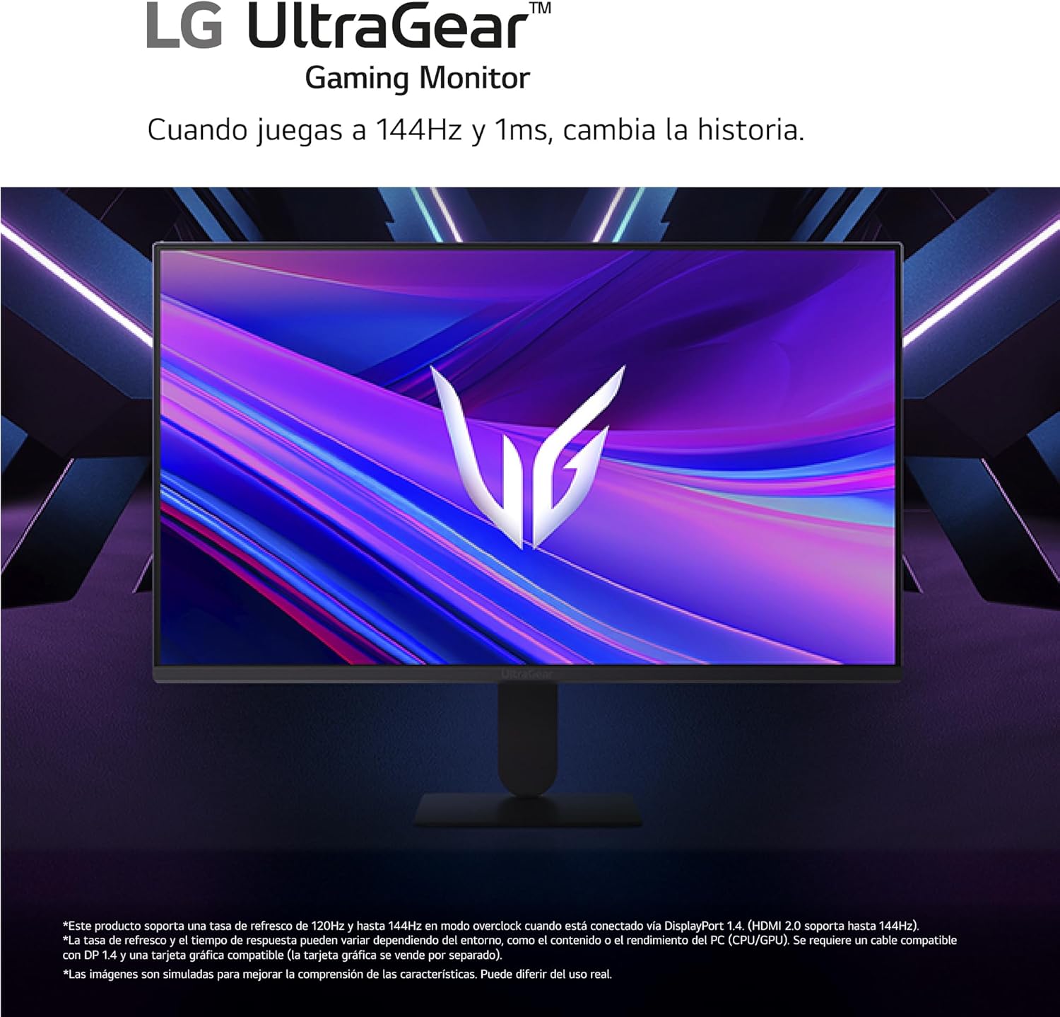 Monitor Gaming LG UltraGear 24G411A-B 23.7"/ Full HD/ 1ms/ 144Hz/ IPS/ Preto - Imagem 13
