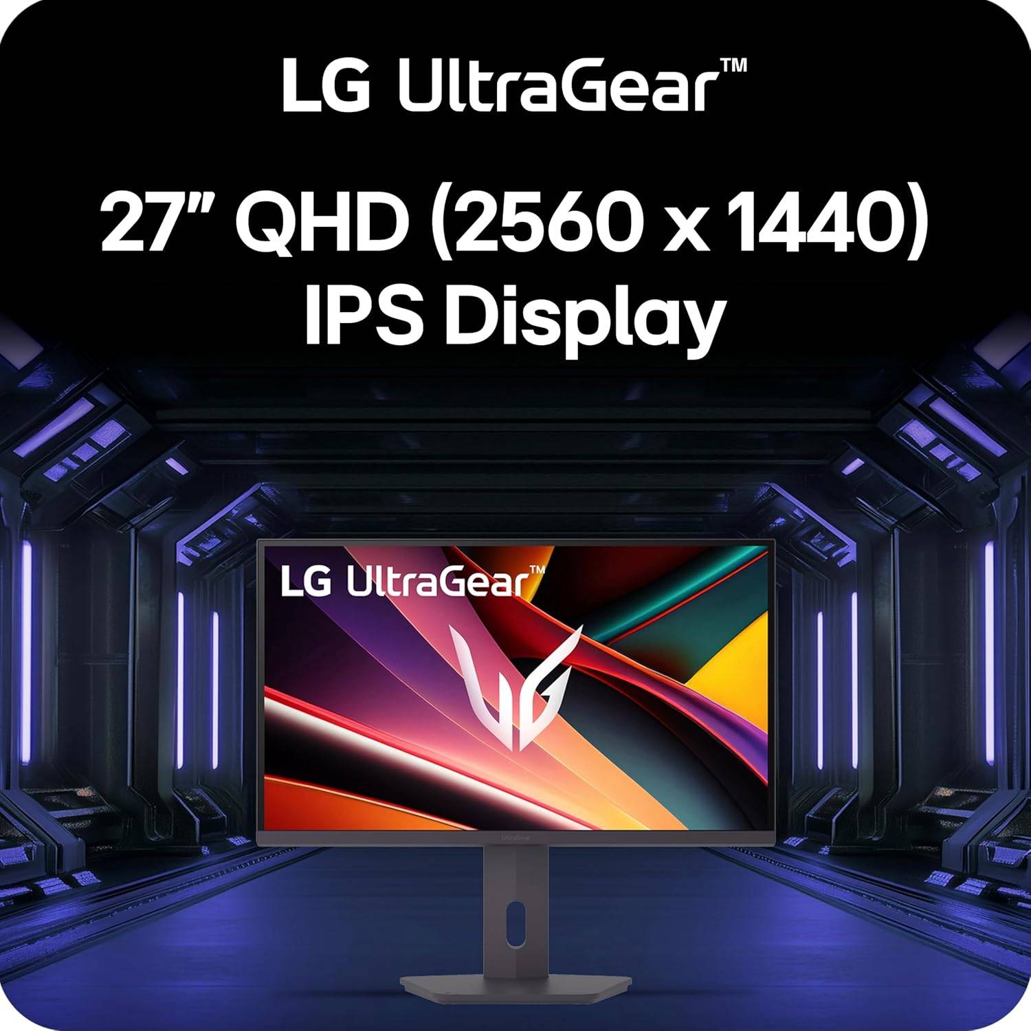 Monitor Gaming LG UltraGear 27G610A-B 27"/ QHD/ 1ms/ 200Hz/ IPS/ Regulável em Altura/ Preto - Imagem 2