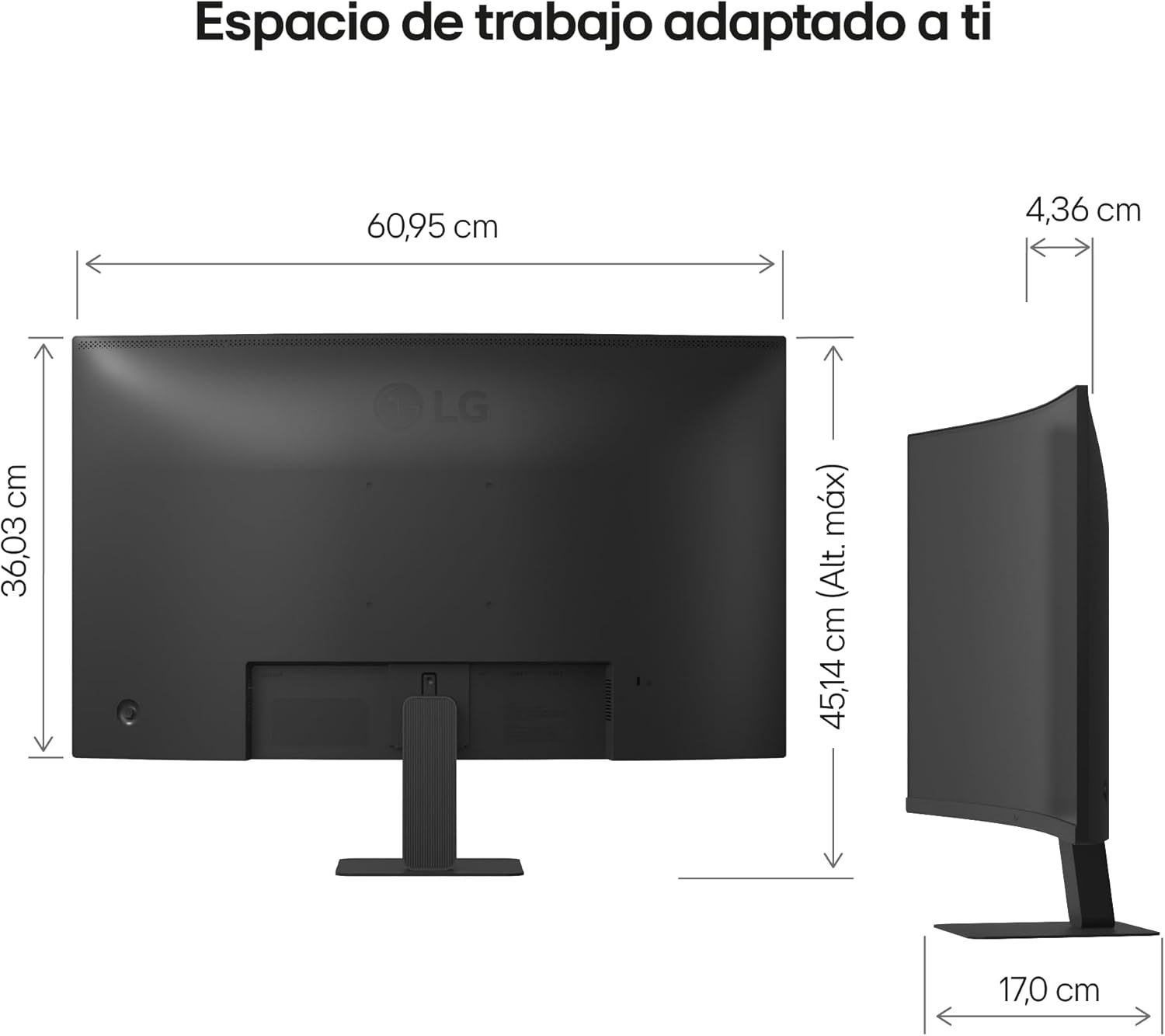 Monitor Curvo LG 27U421A-B 27"/ Full HD/ Preto - Imagem 14