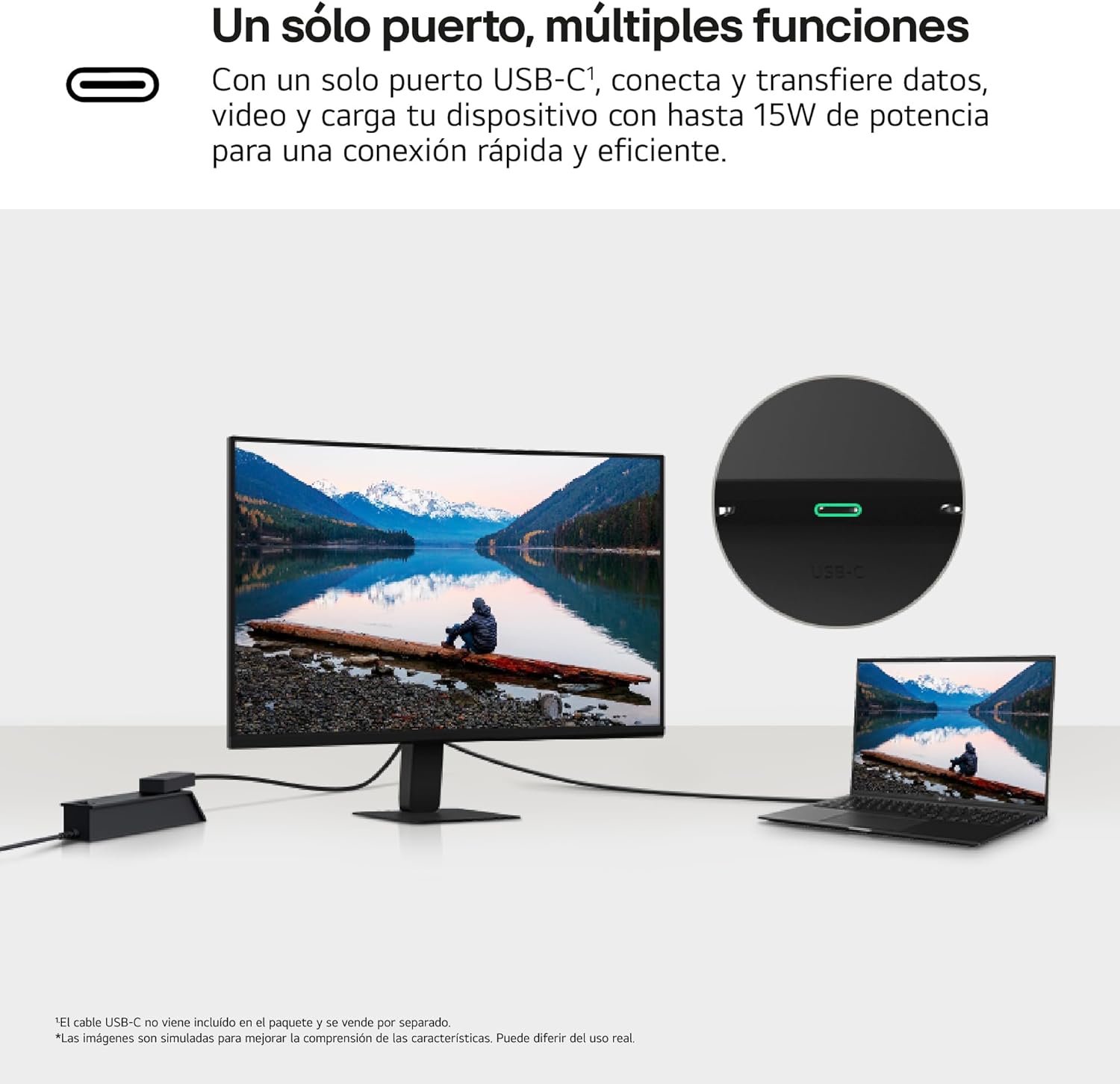 Monitor Curvo LG 27U421A-B 27"/ Full HD/ Preto - Imagem 5