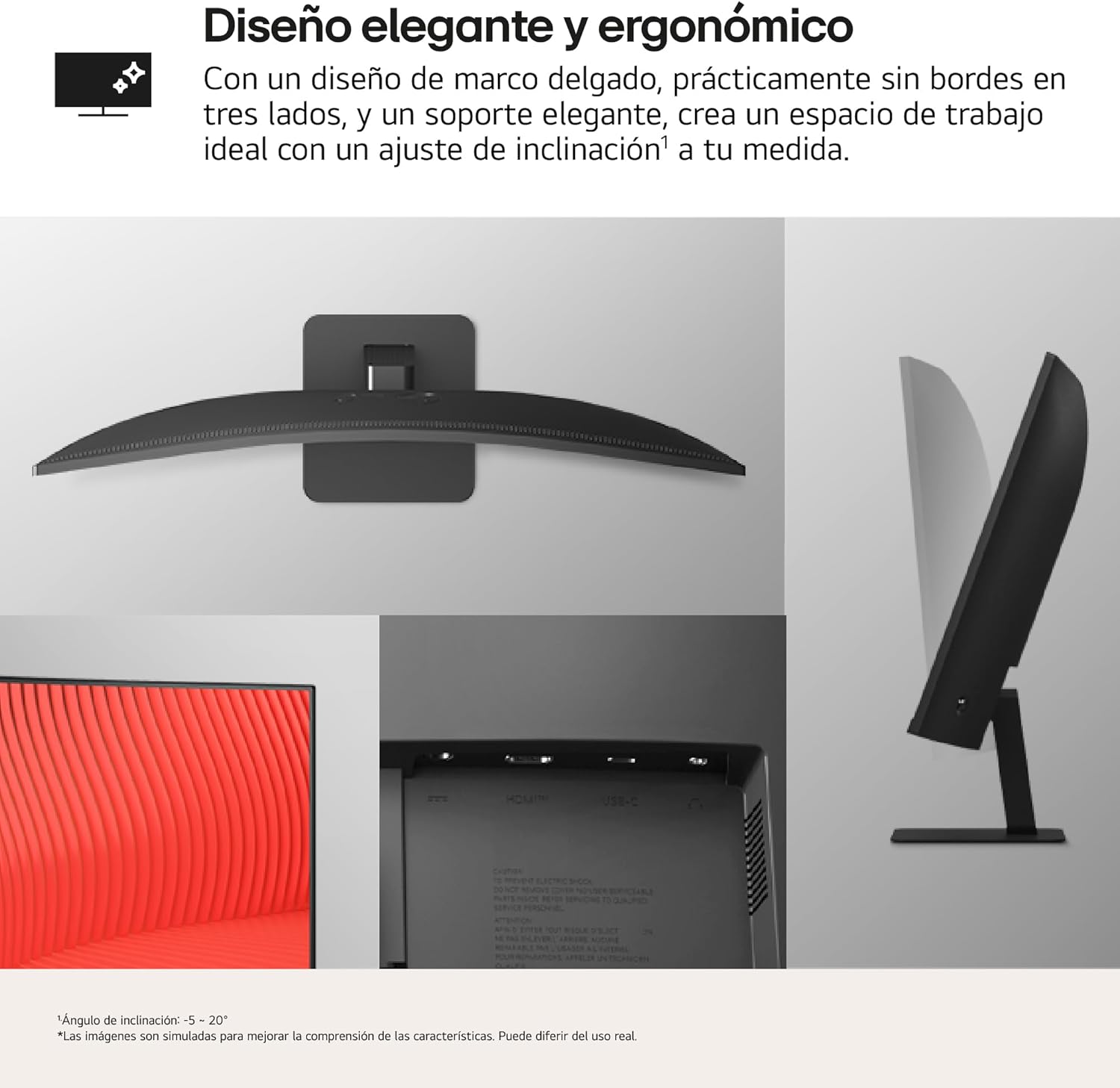 Monitor Curvo LG 27U421A-B 27"/ Full HD/ Preto - Imagem 11