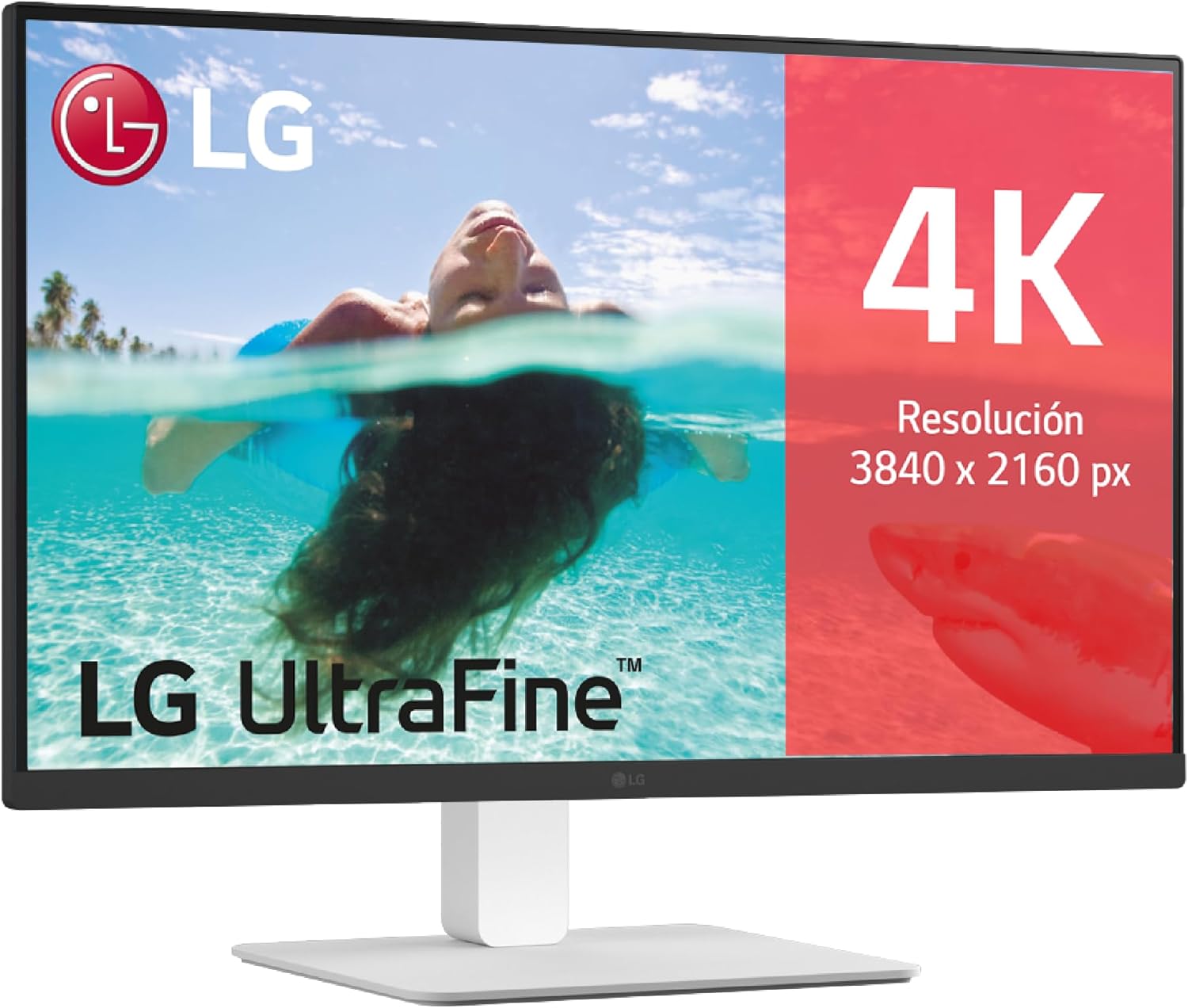 Monitor Profissional LG UltraFine 27US550-W 27"/ 4K/ Regulável em altura/ Branco - Imagem 2