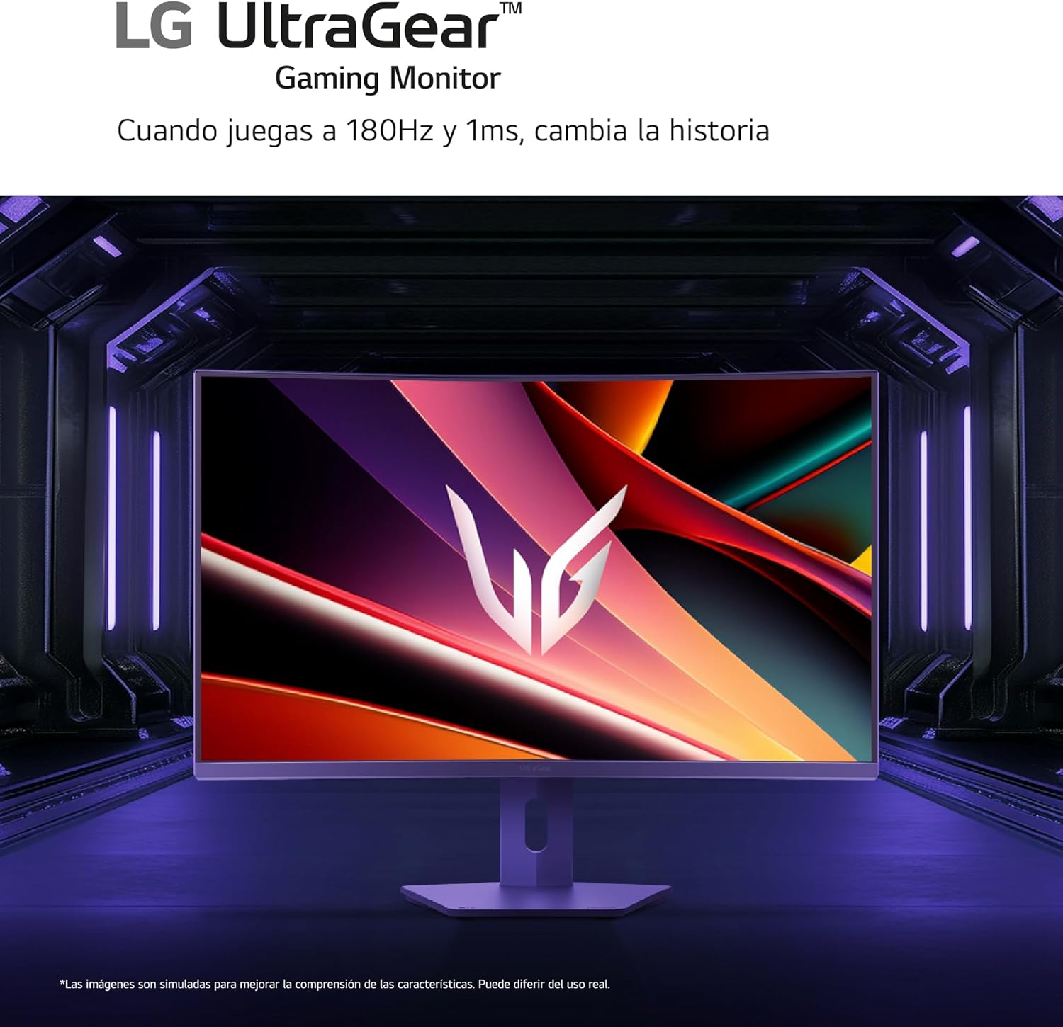Monitor Gaming Curvo LG UltraGear 32G600A-B 31.5"/ QHD/ 1ms/ 180Hz/ VA/ Regulável em altura/ Preto - Imagem 16