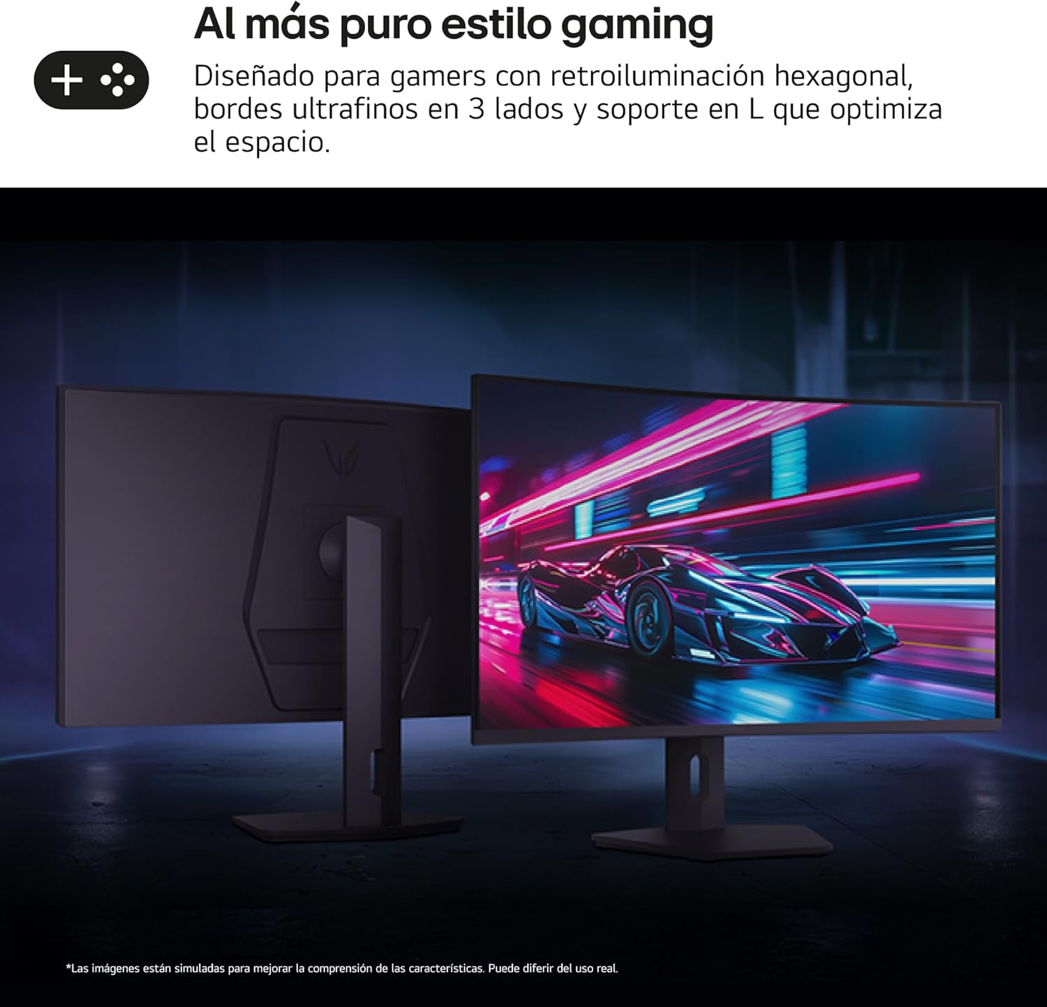 Monitor Gaming Curvo LG UltraGear 32G600A-B 31.5"/ QHD/ 1ms/ 180Hz/ VA/ Regulável em altura/ Preto - Imagem 12