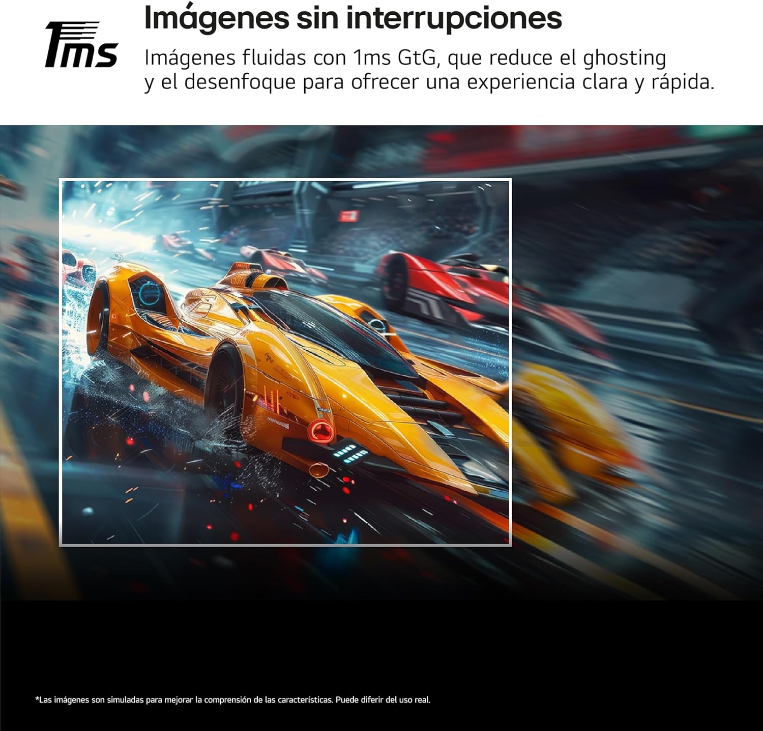 Monitor Gaming Curvo LG UltraGear 32G600A-B 31.5"/ QHD/ 1ms/ 180Hz/ VA/ Regulável em altura/ Preto - Imagem 6