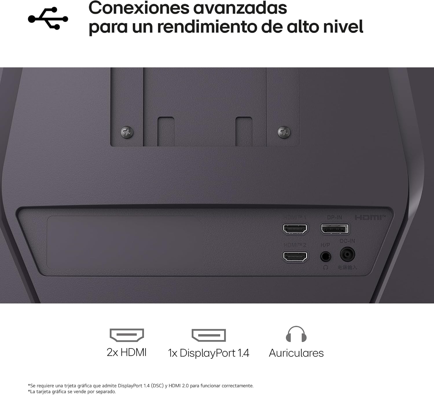 Monitor Gaming Curvo LG UltraGear 32G600A-B 31.5"/ QHD/ 1ms/ 180Hz/ VA/ Regulável em altura/ Preto - Imagem 14