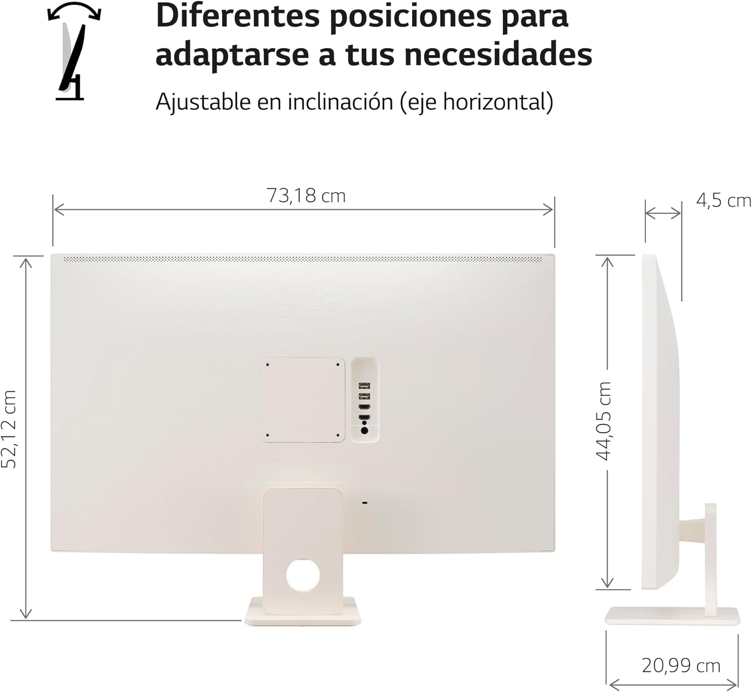 Smart Monitor LG MyView 32SR50F-W 31.5"/ Full HD/ Multimédia/ Smart TV/ Branco - Imagem 9