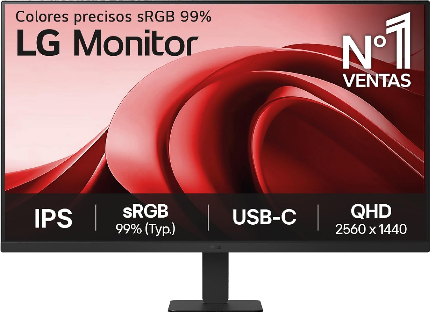 Monitor LG 32U631A-B 31.5"/ QHD/ Preto