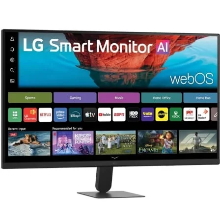 Monitor LG UltraFine 32U701SB-B 31.5" 4K UHD VA Smart TV webOS Bluetooth AirPlay Preto - Imagem 2