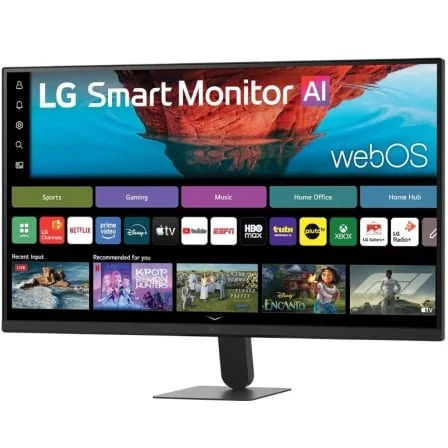 Monitor LG UltraFine 32U701SB-B 31.5" 4K UHD VA Smart TV webOS Bluetooth AirPlay Preto - Imagem 3