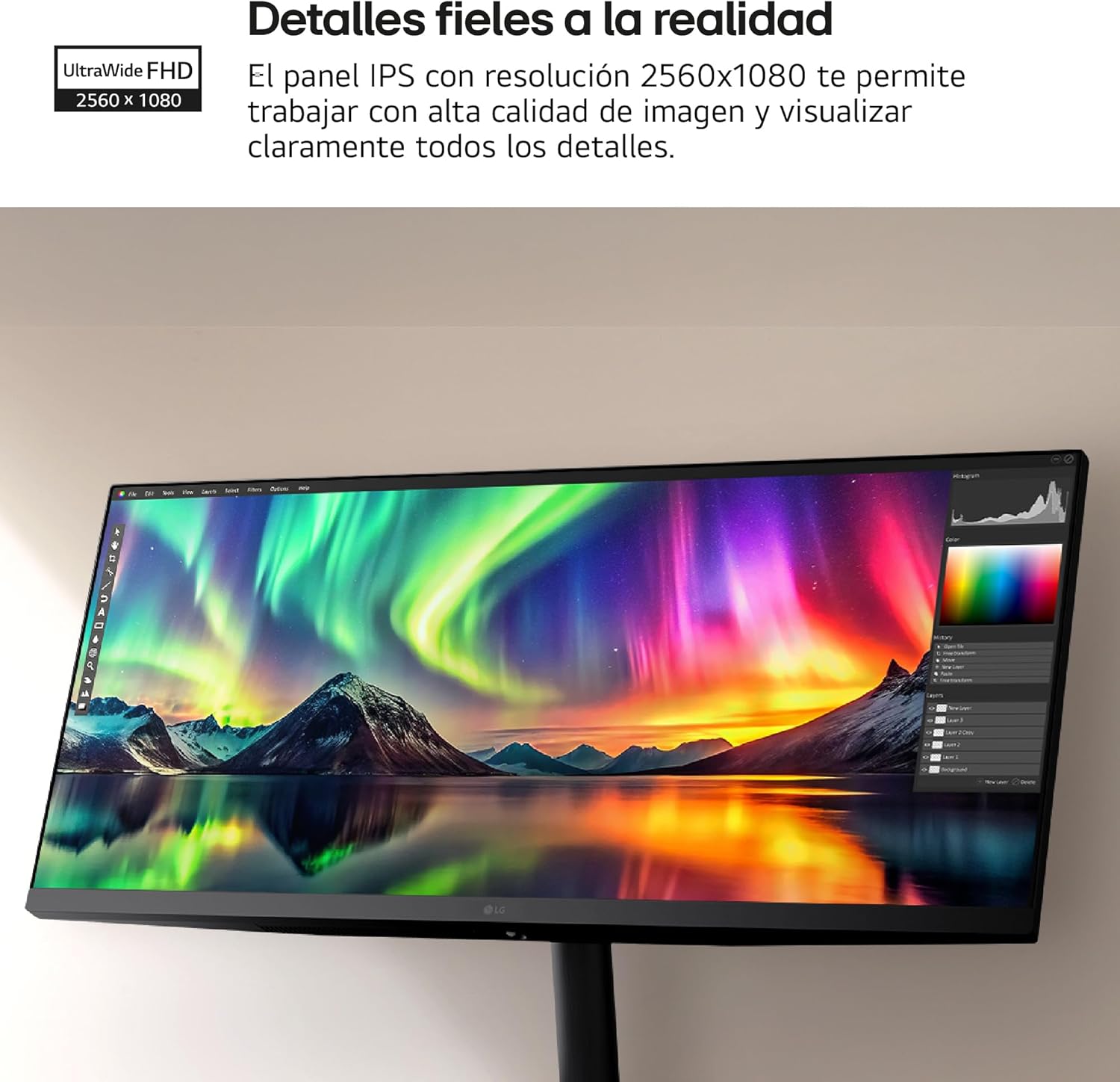 Monitor Profissional Ultrapanorâmico LG UltraWide 34U511A-B 34"/ UWFHD/ Preto - Imagem 4