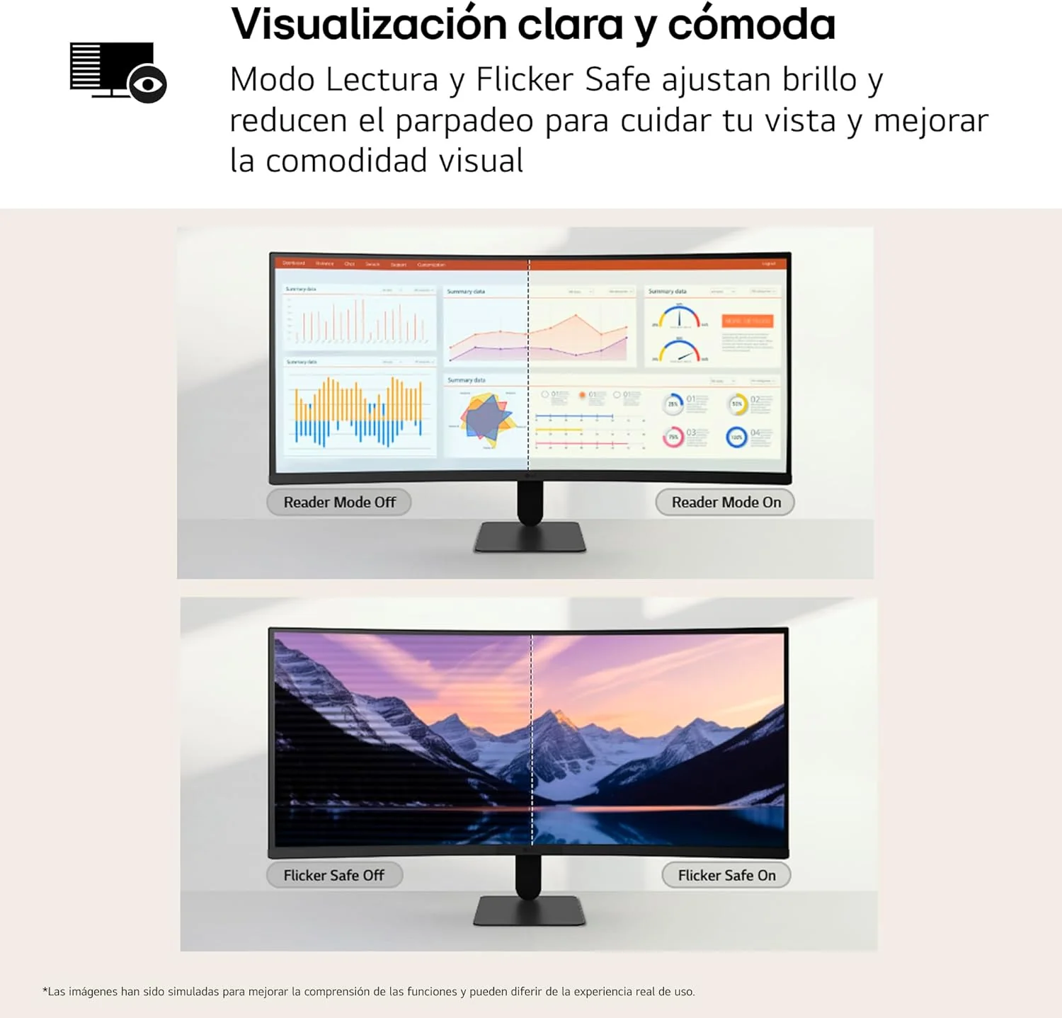 Monitor Curvo LG 34U601B-B 34" UltraWide WQHD 21:9 120Hz HDR10 Preto - Imagem 11
