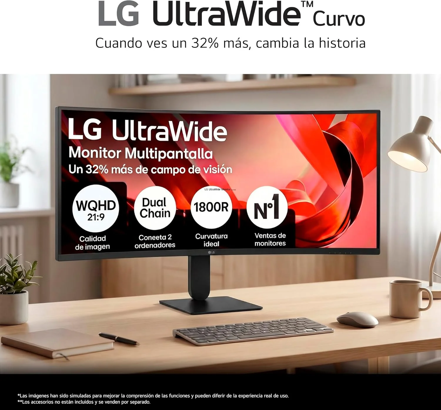 Monitor Curvo LG 34U601B-B 34" UltraWide WQHD 21:9 120Hz HDR10 Preto - Imagem 15