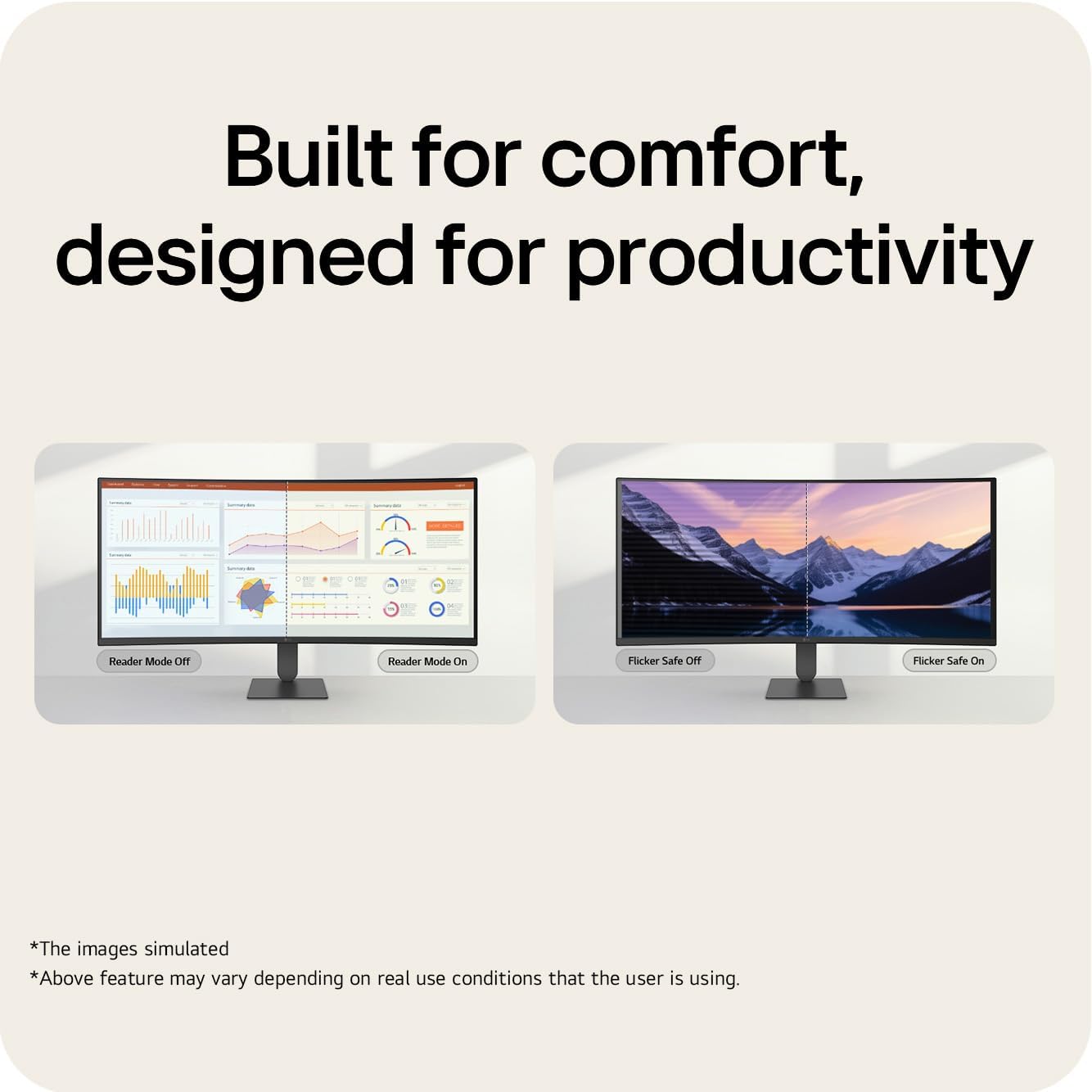 Monitor LG UltraWide 34U640B-B 34" WQHD Curvo 144Hz HDR10 USB-C 65W KVM Preto - Imagem 9