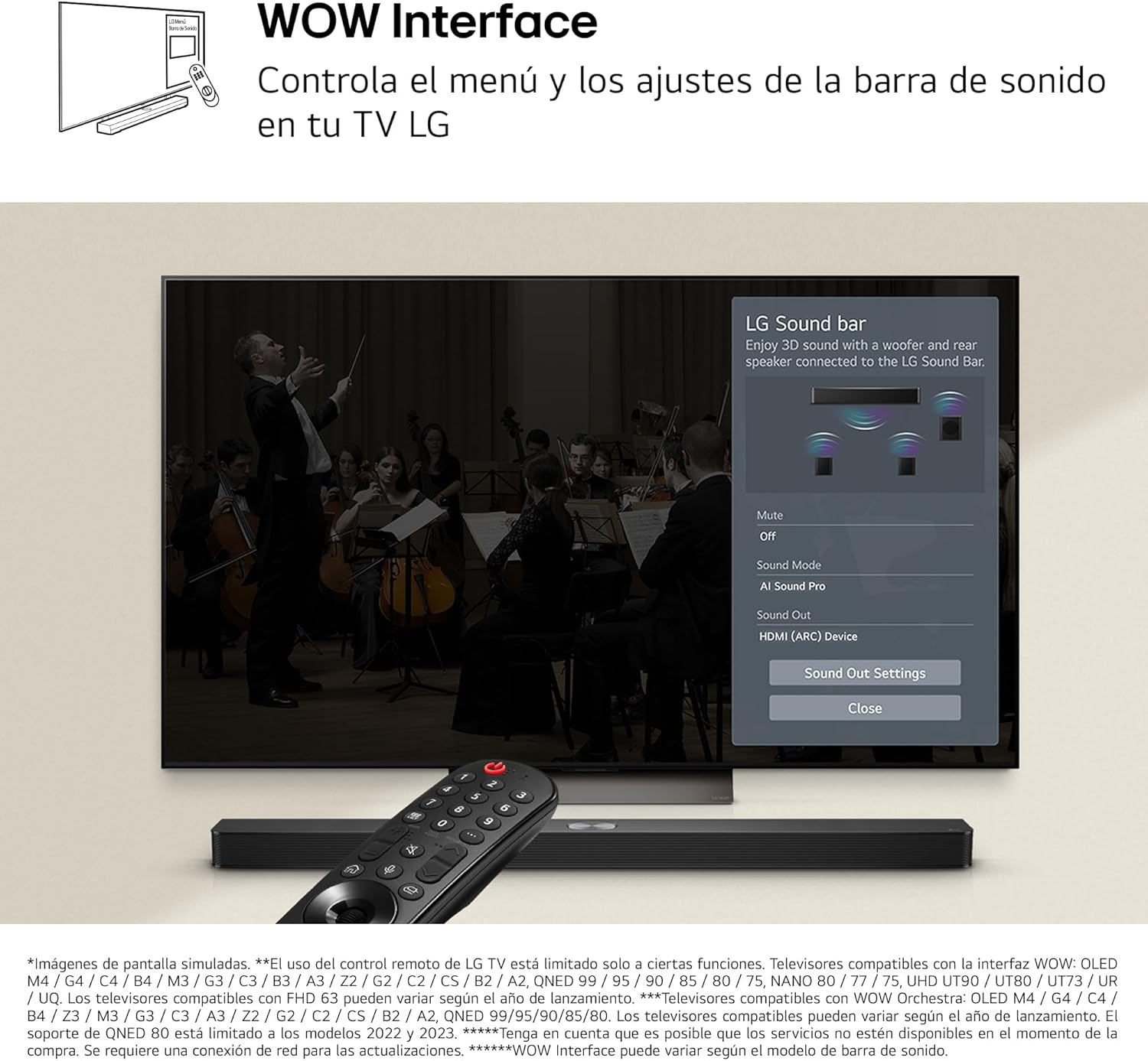 Barra de Som com Bluetooth LG S40TR/ 400W/ 4.1 - Imagem 3