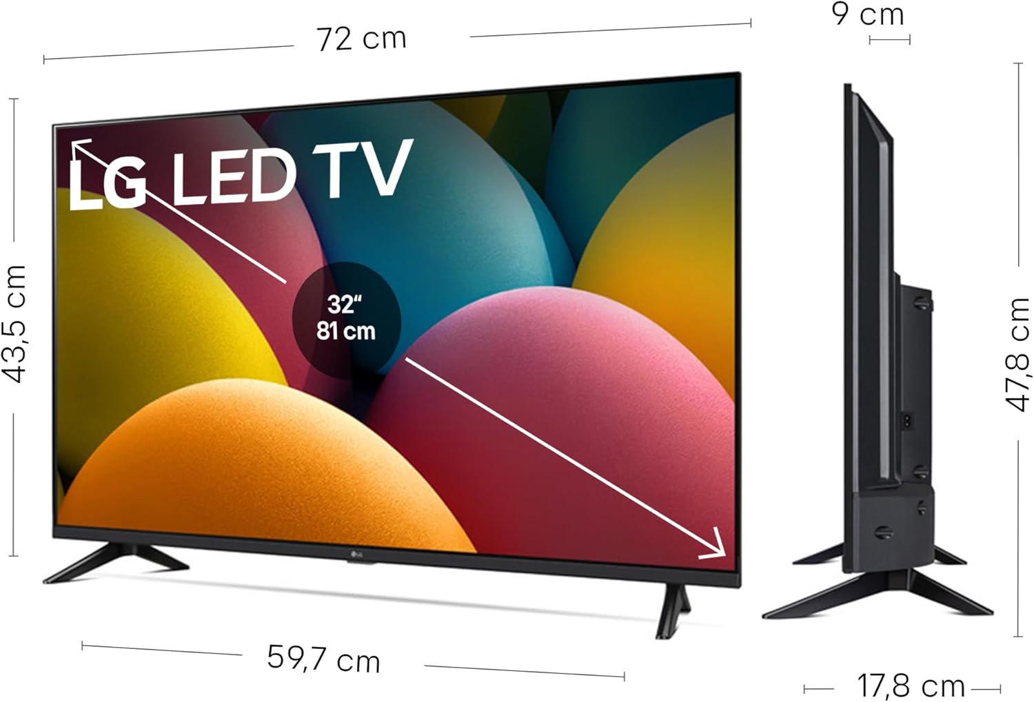 Televisor LG 32LR60006LA 32"/ Full HD/ Smart TV/ WiFi - Imagem 2