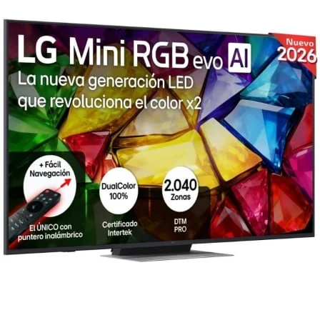 Smart TV LG 65" MRGB86B6A Mini RGB evo 4K Ultra HD Processador alpha 8 AI WiFi - Imagem 2
