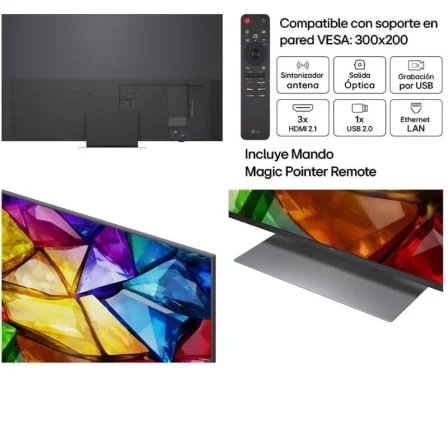 Smart TV LG 65" MRGB86B6A Mini RGB evo 4K Ultra HD Processador alpha 8 AI WiFi - Imagem 4