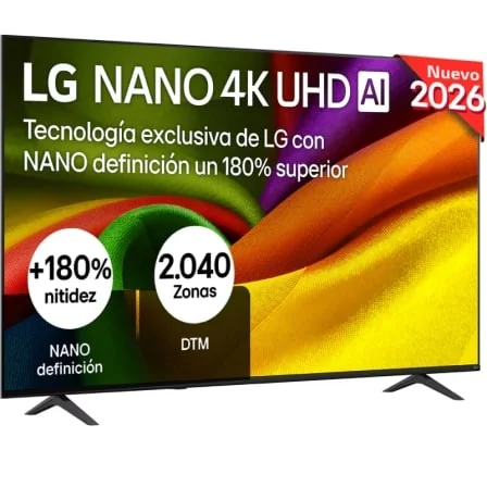 Smart TV LG 75NU8E0B3LA 75" NanoCell 4K UHD AI α7 Gen9 webOS HDR10 Wi-Fi Preto - Imagem 2