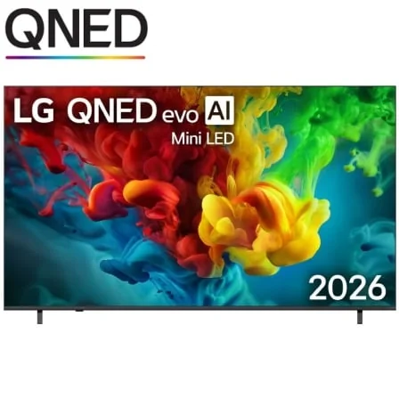 Smart TV LG 85" QNED evo Mini LED 85QNED83B6A Ultra HD 4K WiFi