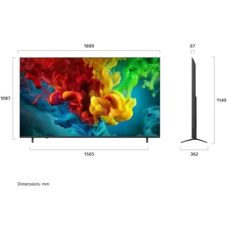 Smart TV LG 85" QNED evo Mini LED 85QNED83B6A Ultra HD 4K WiFi - Imagem 2