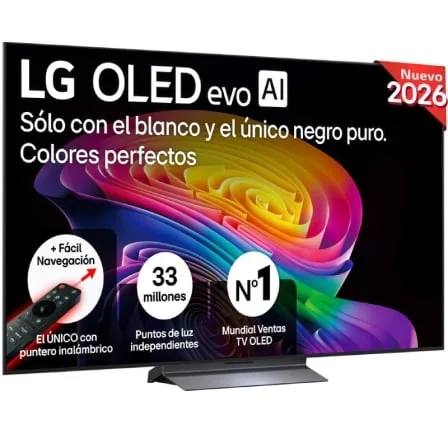 Smart TV LG OLED evo AI C6 65" OLED65C66LB Ultra HD 4K OLED evo+ 4ª Geração WiFi Preto - Imagem 2