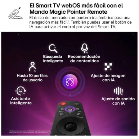 Smart TV LG OLED evo AI C6 OLED83C66LB 83" Ultra HD 4K WiFi - Imagem 4