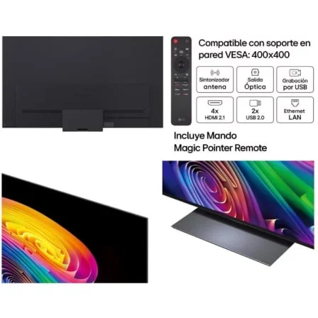 Smart TV LG OLED evo AI C6 OLED83C66LB 83" Ultra HD 4K WiFi - Imagem 3