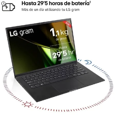 Portátil LG Gram 14ZB90S-G.AX55BN 14" Intel Core Ultra 5 16GB 512GB SSD Intel Arc sem SO - Imagem 3