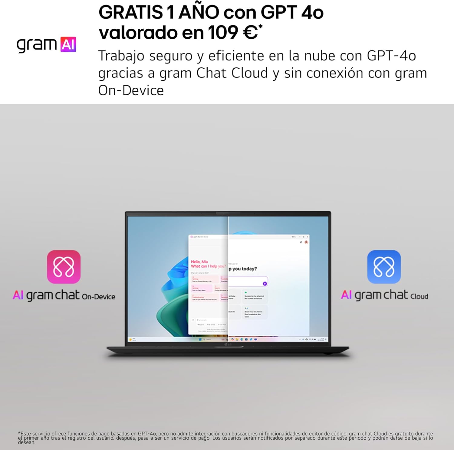 Portátil LG Gram 16U55U 16" WUXGA AMD Ryzen AI 7 445 16GB 512GB SSD Windows 11 Home Preto Carbono - Imagem 7