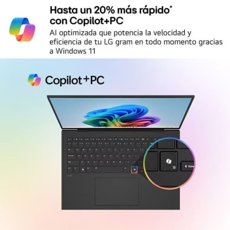 Portátil LG Gram 16Z90TL 16" Intel Core Ultra 7 32GB 512GB SSD WQXGA IPS Windows 11 Home - Imagem 2